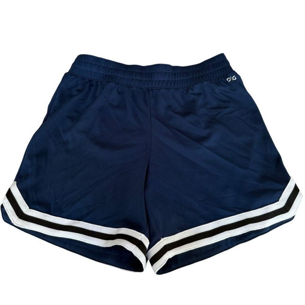 DSG MESH MID-RISE SHORTS GIRLS university navy size S 8-9 NWT relaxed fit